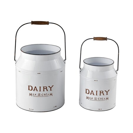 ELK 351-10717/S2 Vase/Jar/Bottle, White, Navy